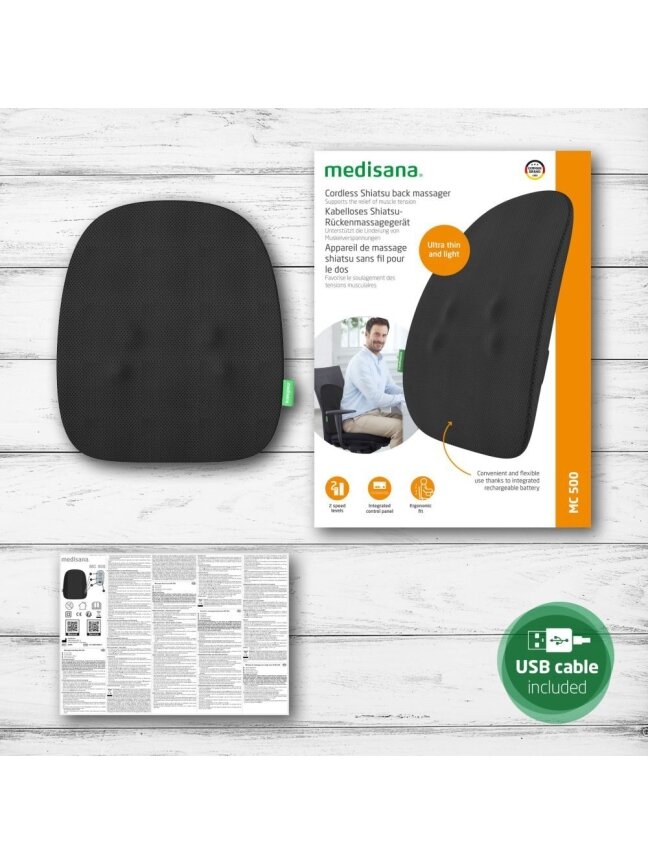 Masažuojantis atlošas - masažinė sėdynė Medisana MC 500 Shiatsu mc500 4 Masažuojantis atlošas - masažinė sėdynė Medisana MC 500 Shiatsu mc500 4