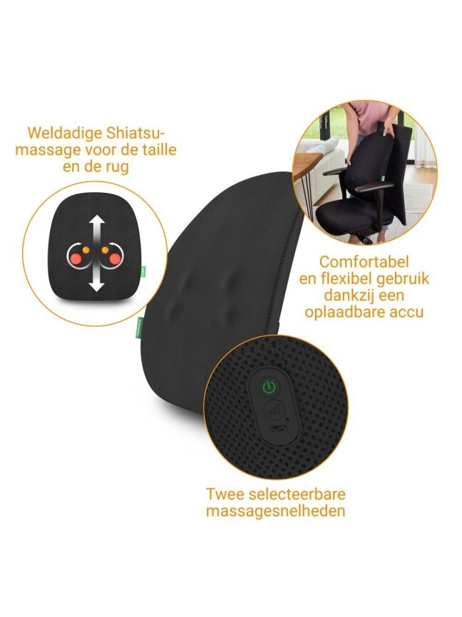 Masažuojantis atlošas - masažinė sėdynė Medisana MC 500 Shiatsu mc500 1