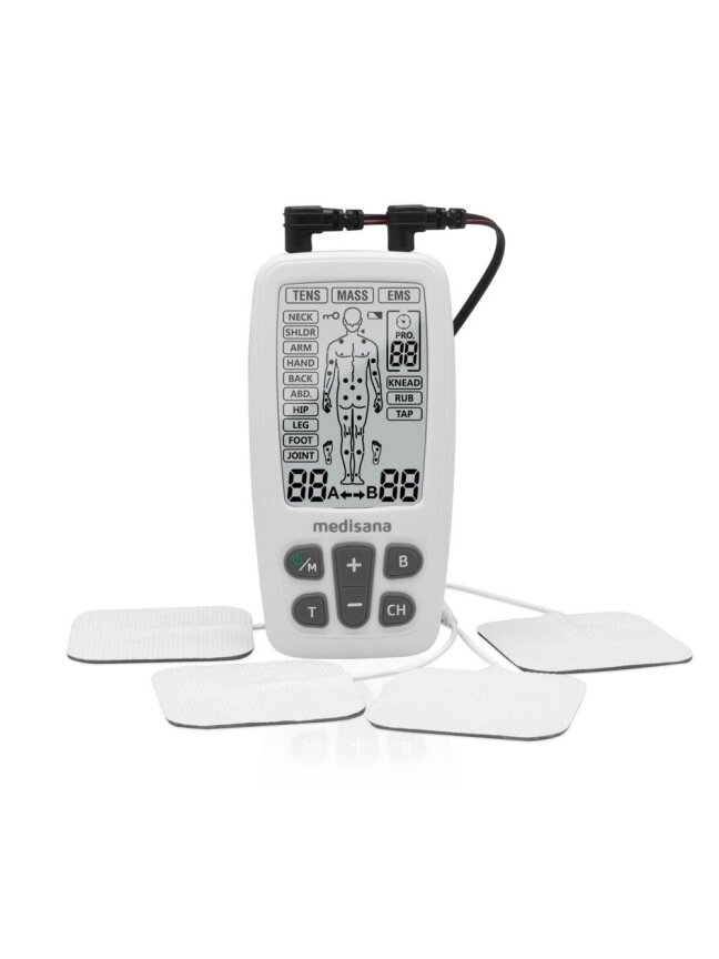 Raumenų elektrostimuliatorius Medisana TT 200, juoda/balta Raumenų elektrostimuliatorius Medisana TT 200, juoda/balta