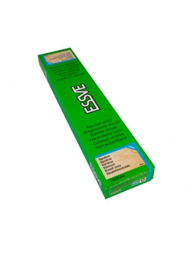 Medsraigčiai juostoje Essve, 3,5 x 41 mm, PH2, 1000 vnt. 1 Medsraigčiai juostoje Essve, 3,5 x 41 mm, PH2, 1000 vnt. 1