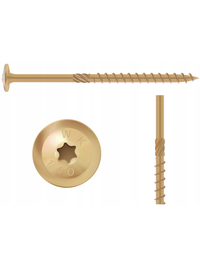 Medsraigtis su padidinta TORX galva 8x50/30-ZnG, WKCP, WKRET-MET, 50vnt. 3 Medsraigtis su padidinta TORX galva 8x50/30-ZnG, WKCP, WKRET-MET, 50vnt. 3
