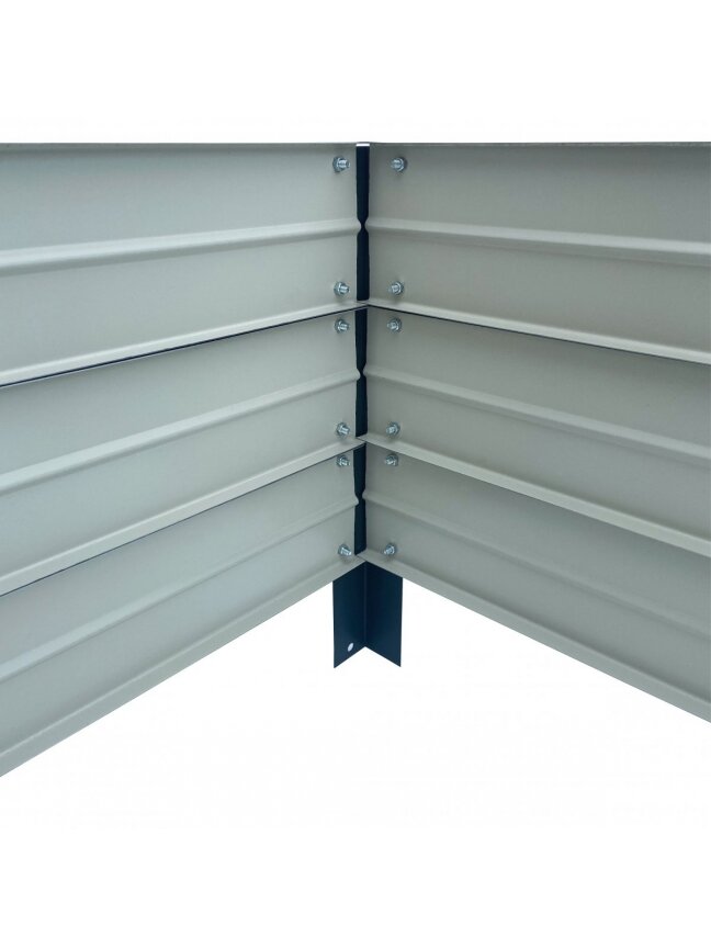 Metalinė pakelta lysvė, antracito spalvos 5 Metalinė pakelta lysvė, antracito spalvos 5
