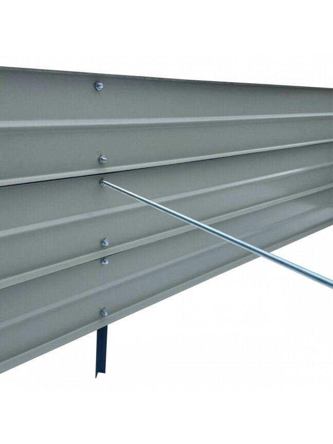Metalinė pakelta lysvė, antracito spalvos 6 Metalinė pakelta lysvė, antracito spalvos 6