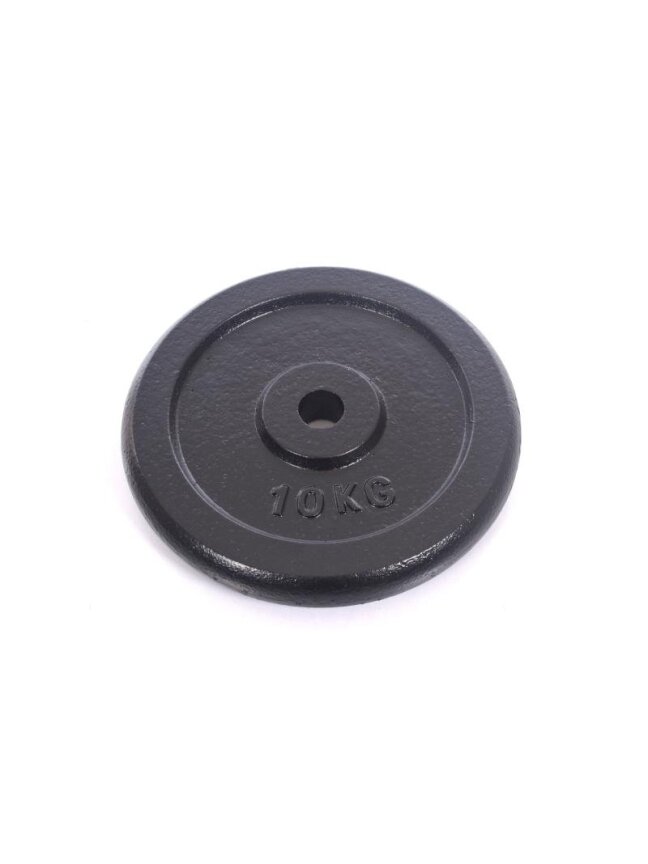 Metalinis diskas štangoms ir hanteliams 10kg (31,5mm) Metalinis diskas štangoms ir hanteliams 10kg (31,5mm)