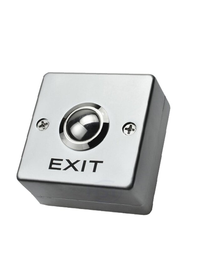 Metalinis išėjimo mygtukas (Exit button NO/COM) Metalinis išėjimo mygtukas (Exit button NO/COM)