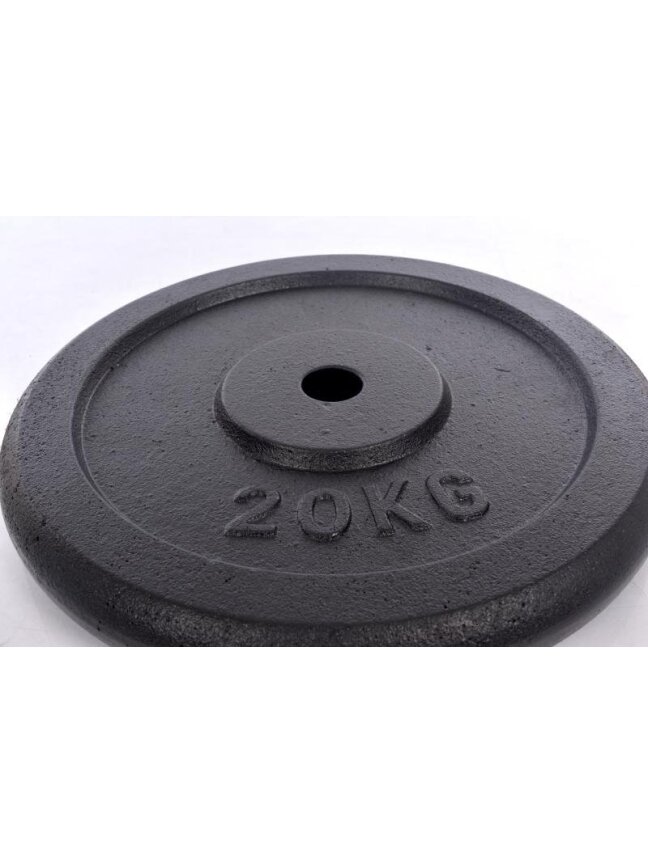 Metalinis svoris štangoms ir hanteliams 20kg 2 Metalinis svoris štangoms ir hanteliams 20kg 2