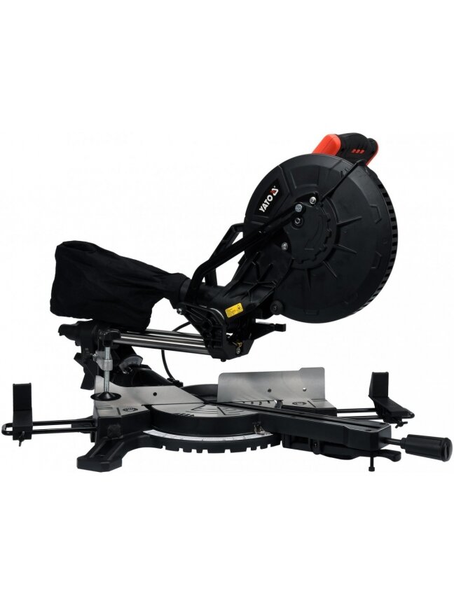 Metalo ir medžio pjovimo staklės 1800W 255mm, 2 bėgiai, padavimo funkcija Yato 1