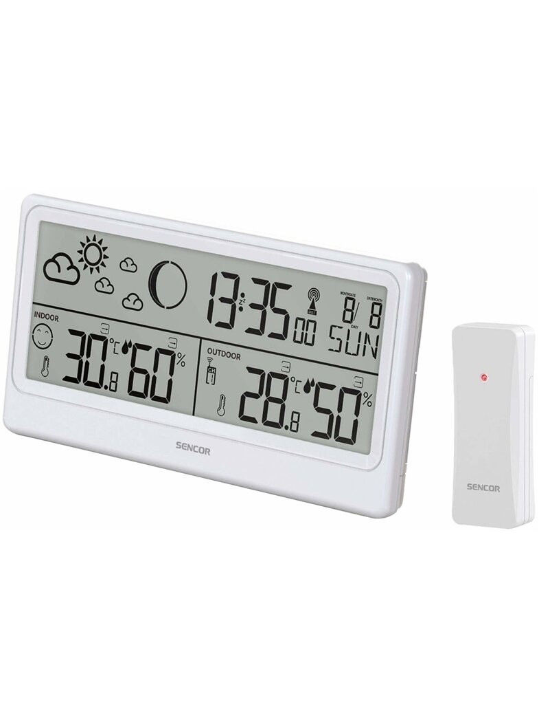 Meteorologinė stotelė su išoriniu jutikliu Sencor SWS 3600 2 Meteorologinė stotelė su išoriniu jutikliu Sencor SWS 3600 2