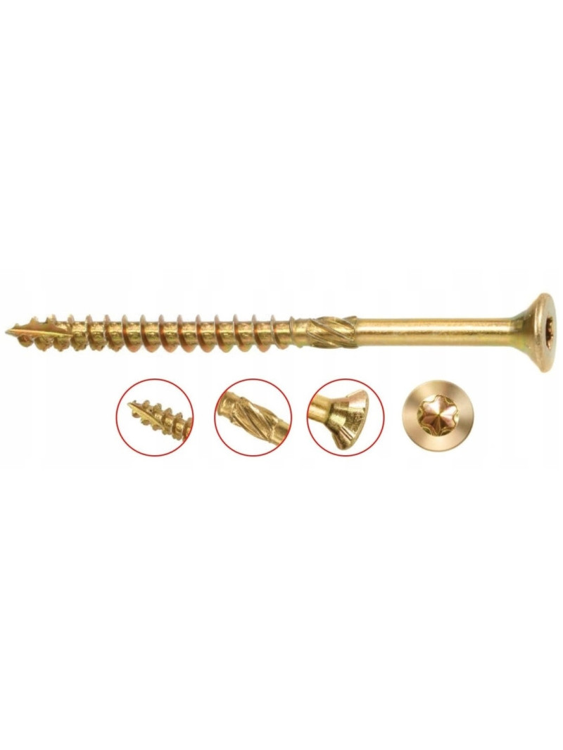 Medsraigtis įleidžiama TORX galva 5x70/40-ZnG KMWHT/WKCS, WKRET-MET, 200vnt. 1