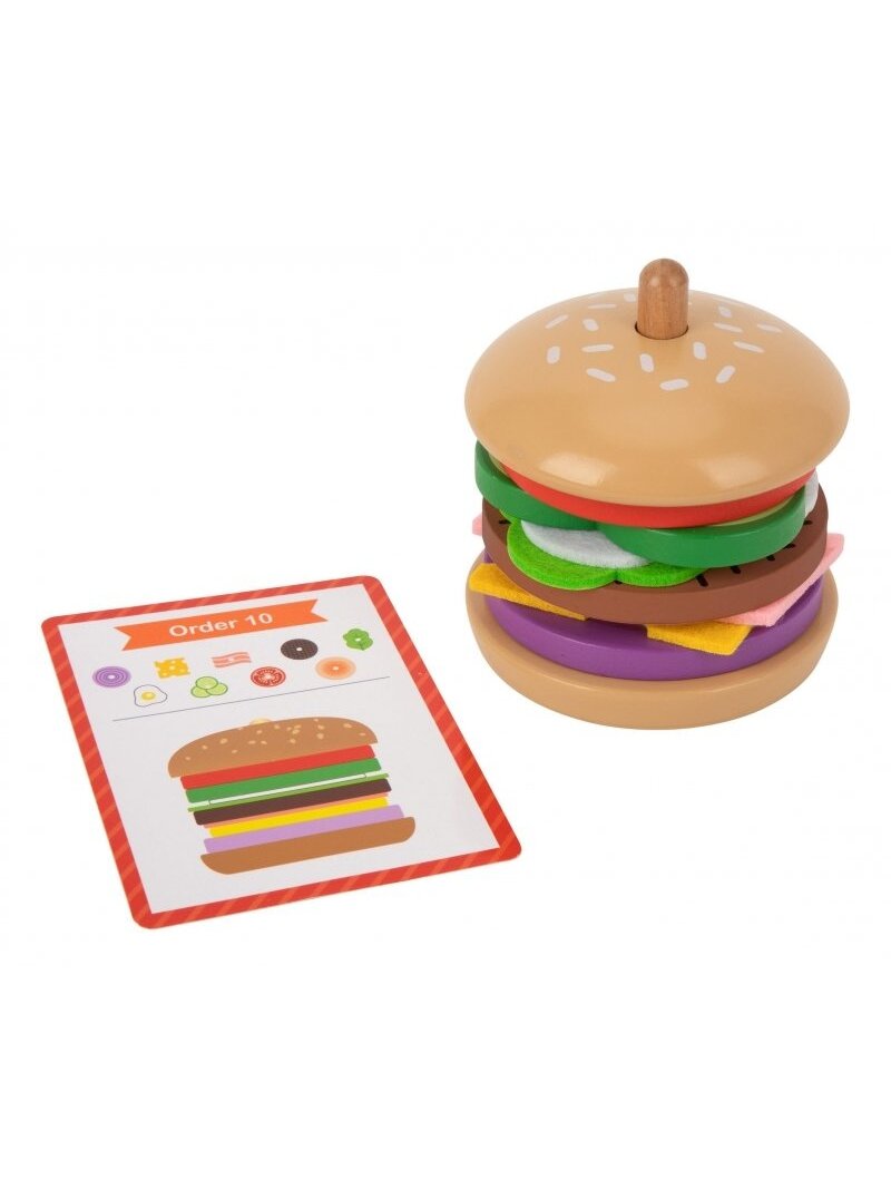 Medinė Dėlionė Mėsainis WOOPIE GREEN 7 Medinė Dėlionė Mėsainis WOOPIE GREEN 7