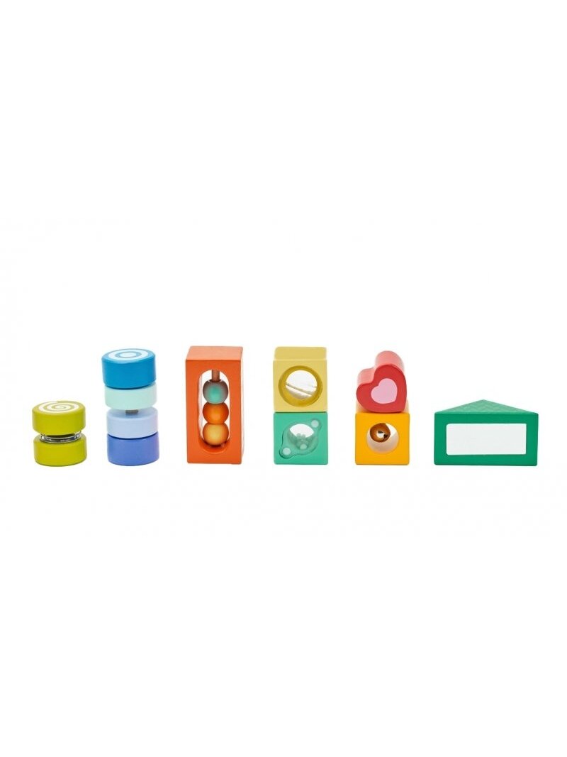 Medinės Kaladėlės - Daugiafunkcinė dėlionė CLASSIC WORLD MONTESSORI 2