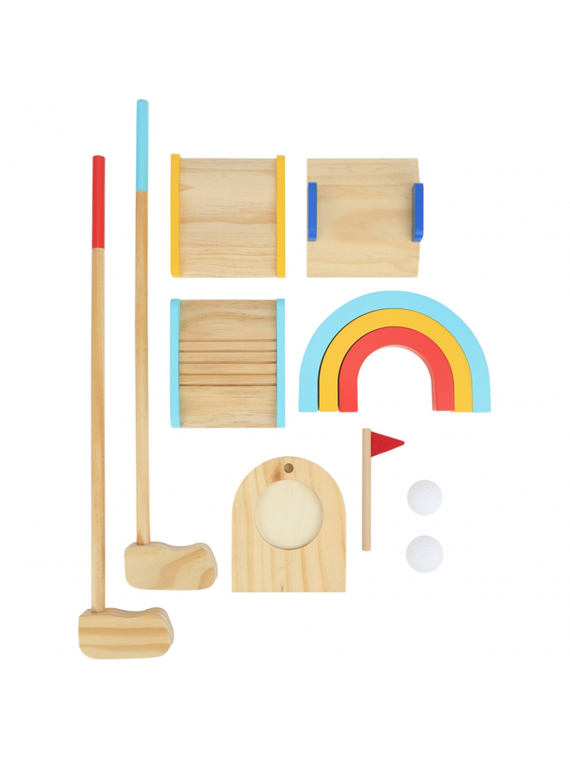 Medinis Golfo Rinkinys Tooky Toy Dviems 1