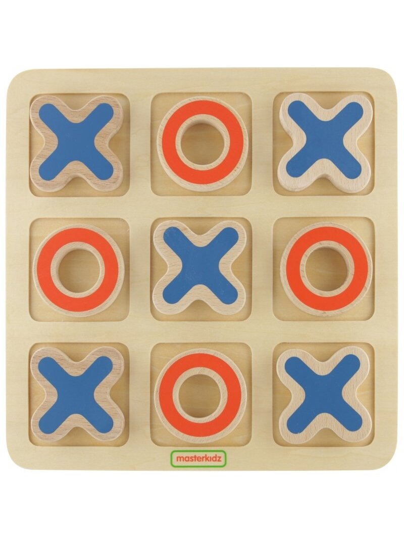 Medinis Žaidimas Vaikams Loginis Galvosūkis Tic Tac Toe MASTERKIDZ 2
