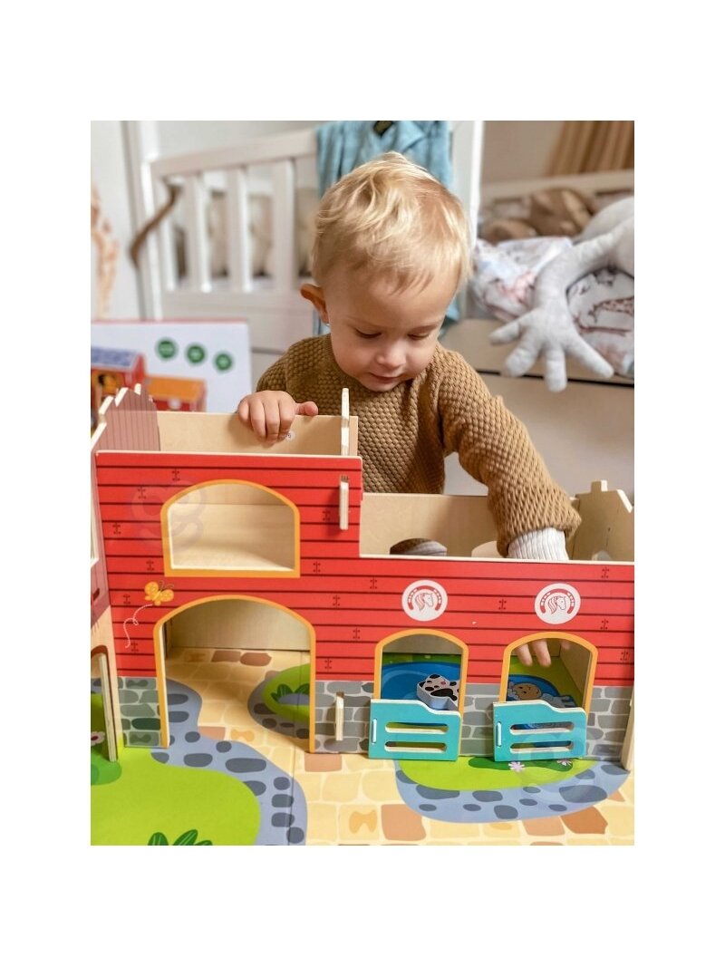 Mega Ūkio Gyvūnų Ferma Su Gyvūnėliais WOOPIE GREEN 6