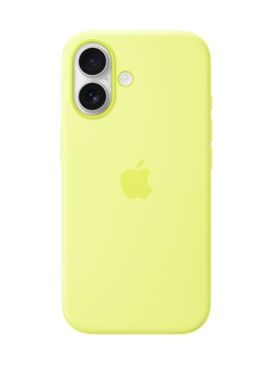 MGEV4ZM/A iPhone 17 Silicone Case with MagSafe, Neon Yellow