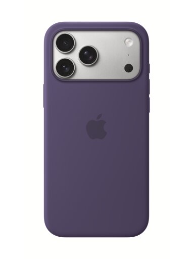MGFN4ZM/A iPhone 17 Pro Max Silicone Case with MagSafe, Purple Fog