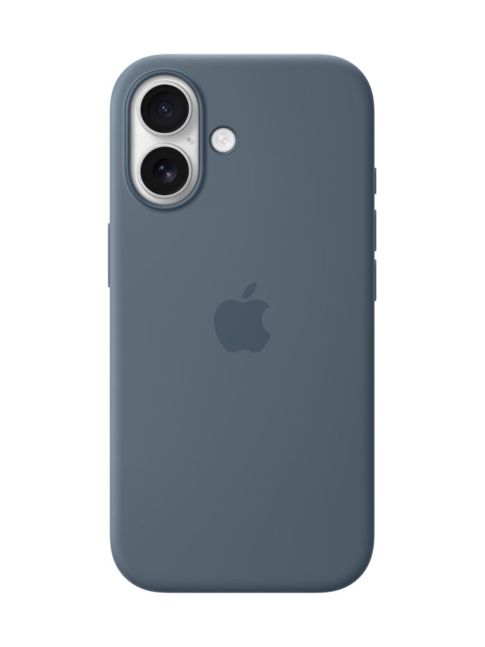 MGEW4ZM/A iPhone 17 Silicone Case with MagSafe, Anchor Blue