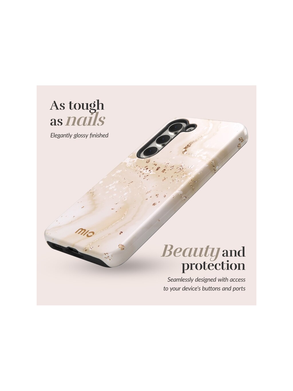 MIO Gold Marble Magsafe Compatible for Samsung A55 5G MIO Gold Marble Magsafe Compatible for Samsung A55 5G