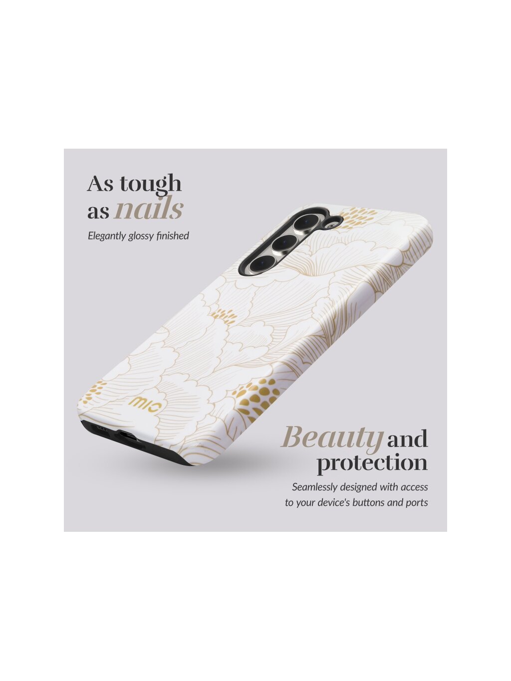 MIO White Roses Magsafe Compatible for Samsung S24 5G 5 MIO White Roses Magsafe Compatible for Samsung S24 5G 5