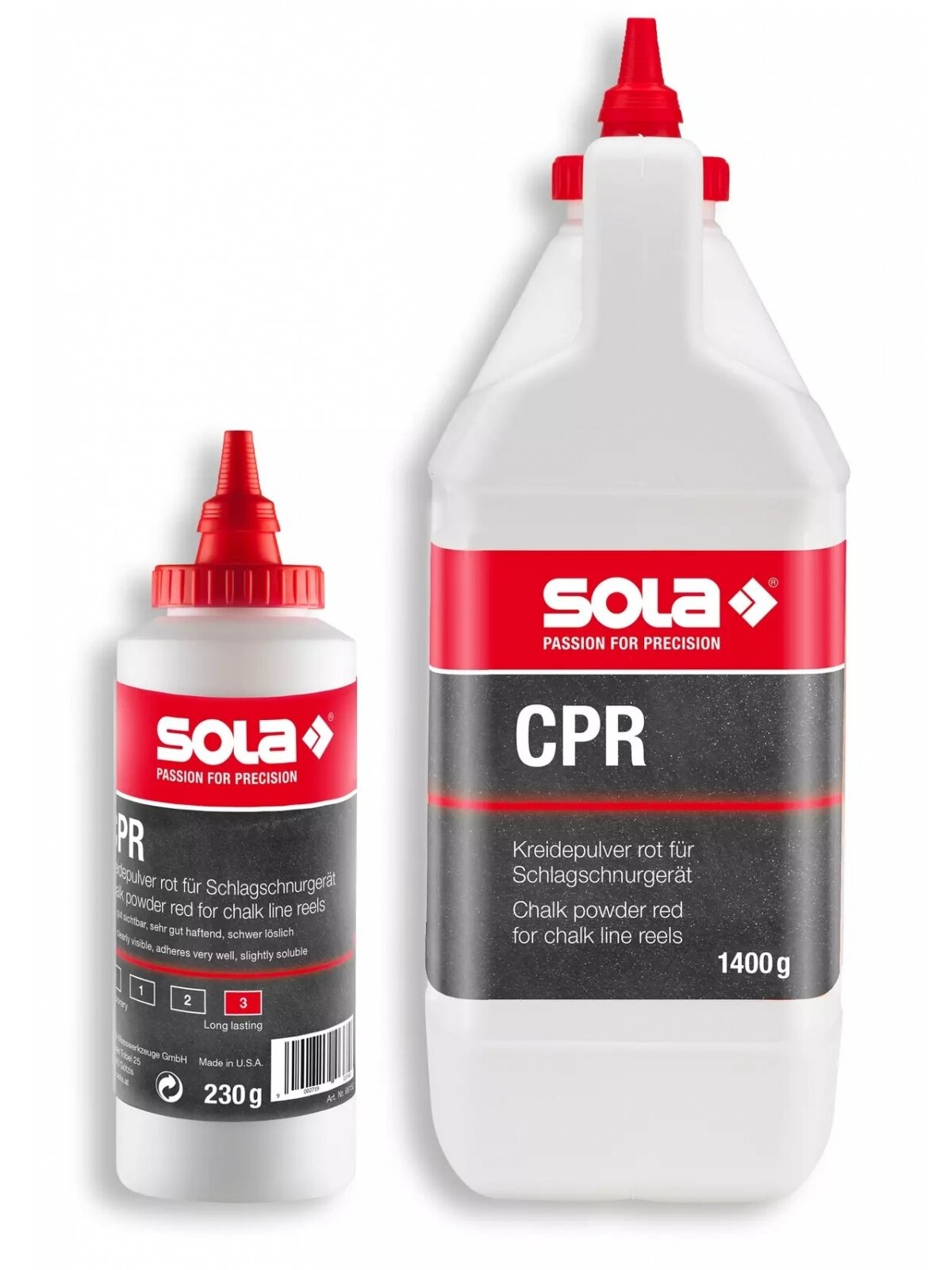 Milteliai CPR raudoni dažantys ištraukiamai virvutei Sola | 230g. Milteliai CPR raudoni dažantys ištraukiamai virvutei Sola | 230g.
