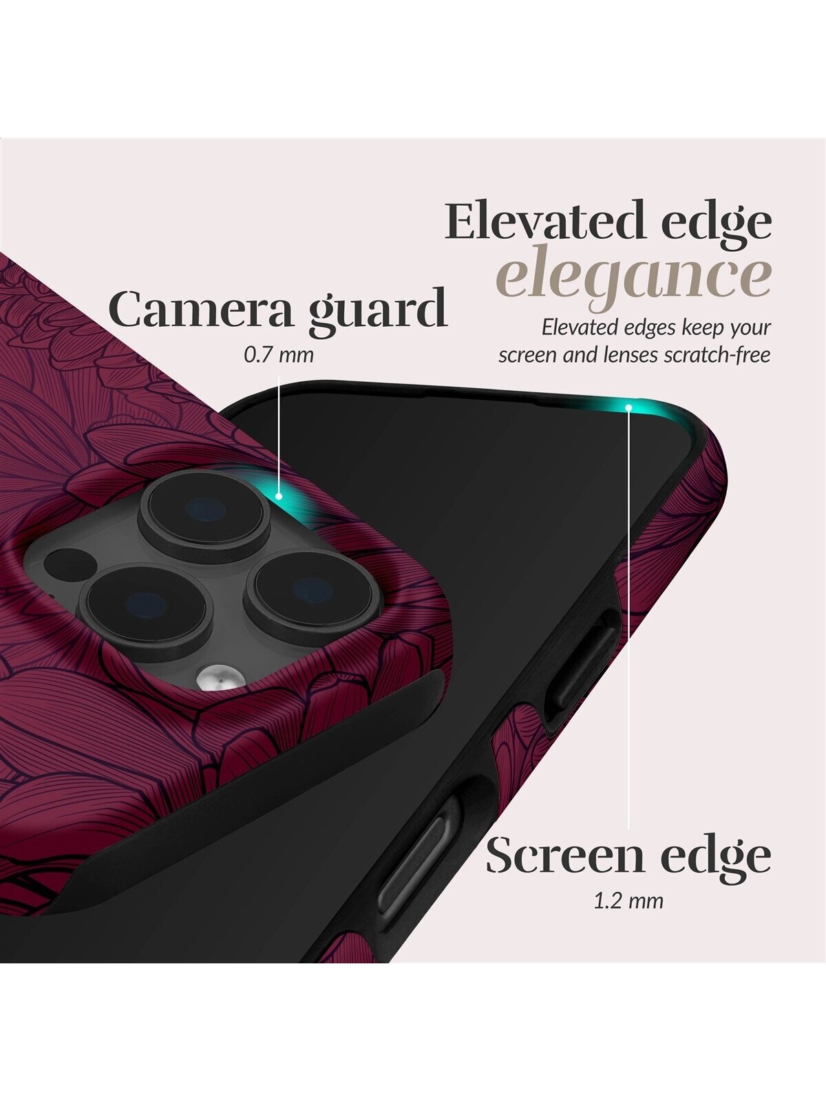 MIO Berry Blooms Magsafe Case Compatible for iPhone 16 Plus 1