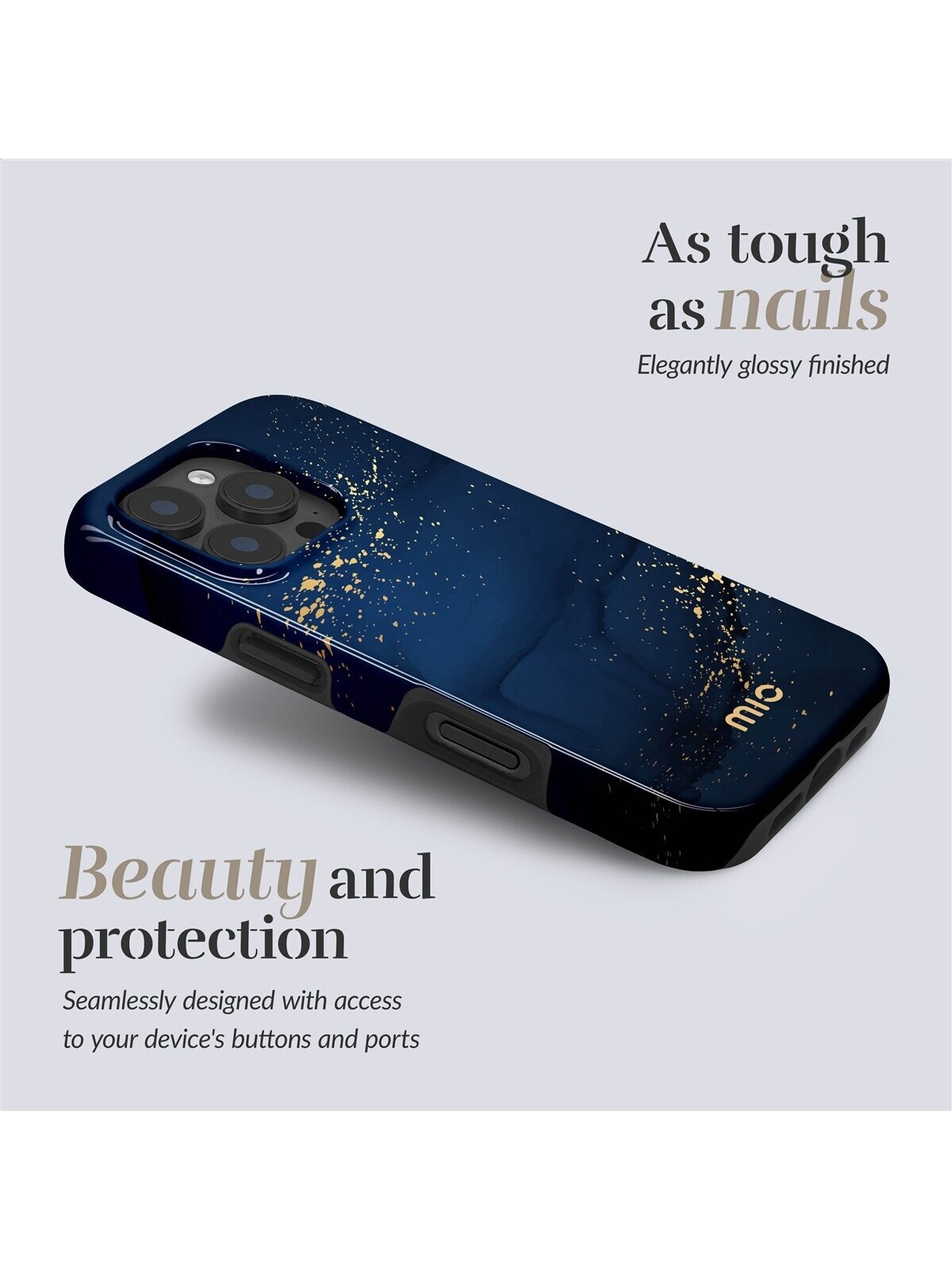MIO Midnight Sparkle Magsafe Case Compatible for iPhone 16 Plus 1