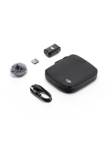 Mikrofonas DJI ACC MIC 2 TRANSMITTER, juoda