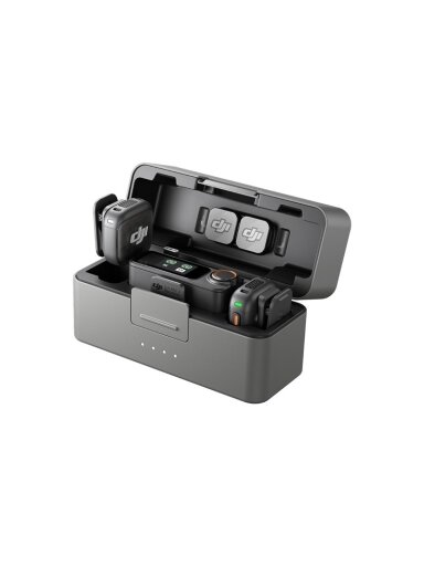 MIKROFONAS DJI MIC 3 (2TX+1RX+DĖKLAS)