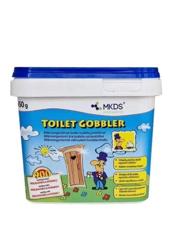 Mikroorganizmai lauko tualetų priežiūrai GOBBLER,, 450 g Mikroorganizmai lauko tualetų priežiūrai GOBBLER,, 450 g