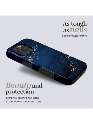 MIO Midnight Sparkle Magsafe Case Compatible for iPhone 15 Pro