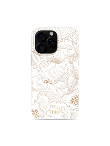 MIO White Roses Magsafe Compatible for iPhone 16 Pro Max