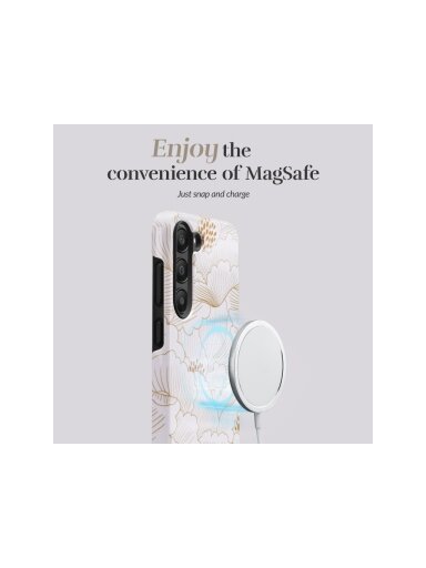 MIO White Roses Magsafe Compatible for Samsung S24 5G