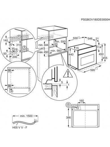 Mikrobangų krosnelė Electrolux LVM8E08Z 2