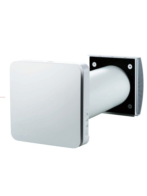 Mini rekuperatorius Twinfresh Atmo 50 m3/h su pulteliu Mini rekuperatorius Twinfresh Atmo 50 m3/h su pulteliu