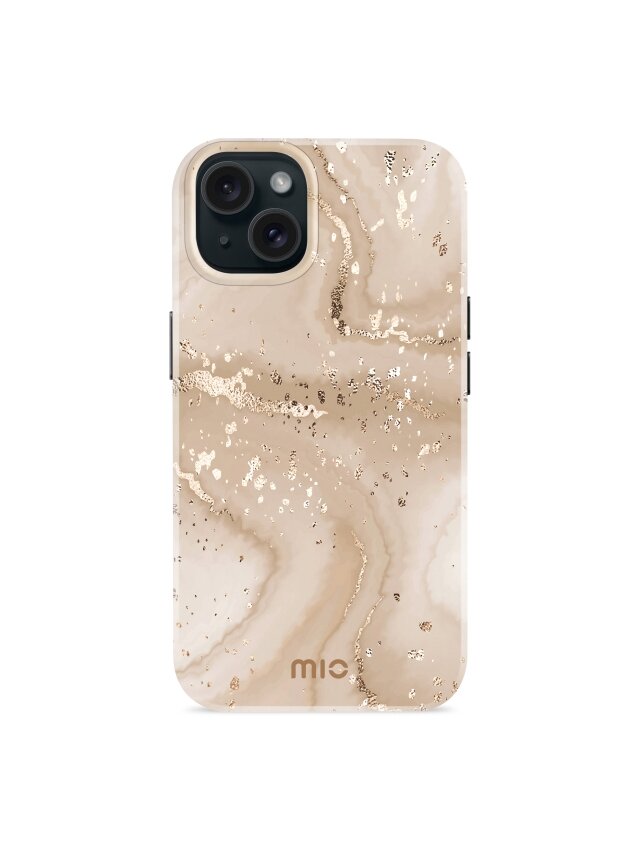 MIO Gold Marble Magsafe Compatible for iPhone 15 Pro 1 MIO Gold Marble Magsafe Compatible for iPhone 15 Pro 1