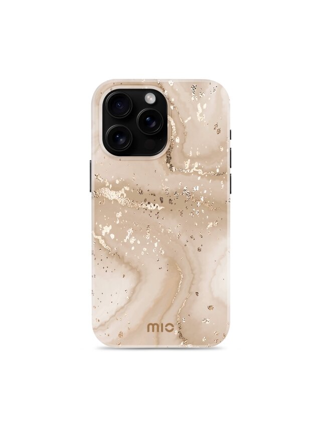MIO Gold Marble Magsafe Compatible for iPhone 16 Pro Max 7