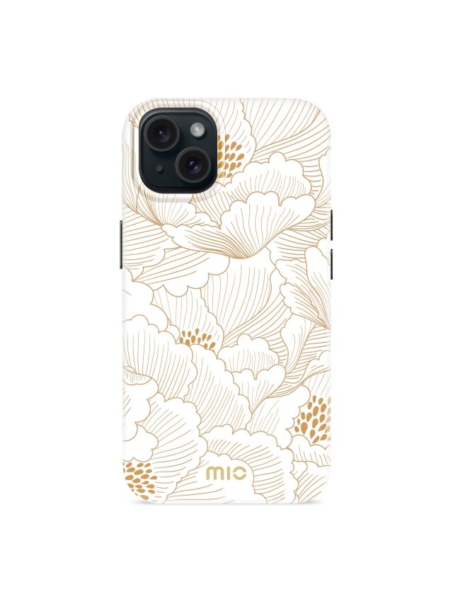 MIO White Roses Magsafe Compatible for iPhone 15 Pro 6 MIO White Roses Magsafe Compatible for iPhone 15 Pro 6