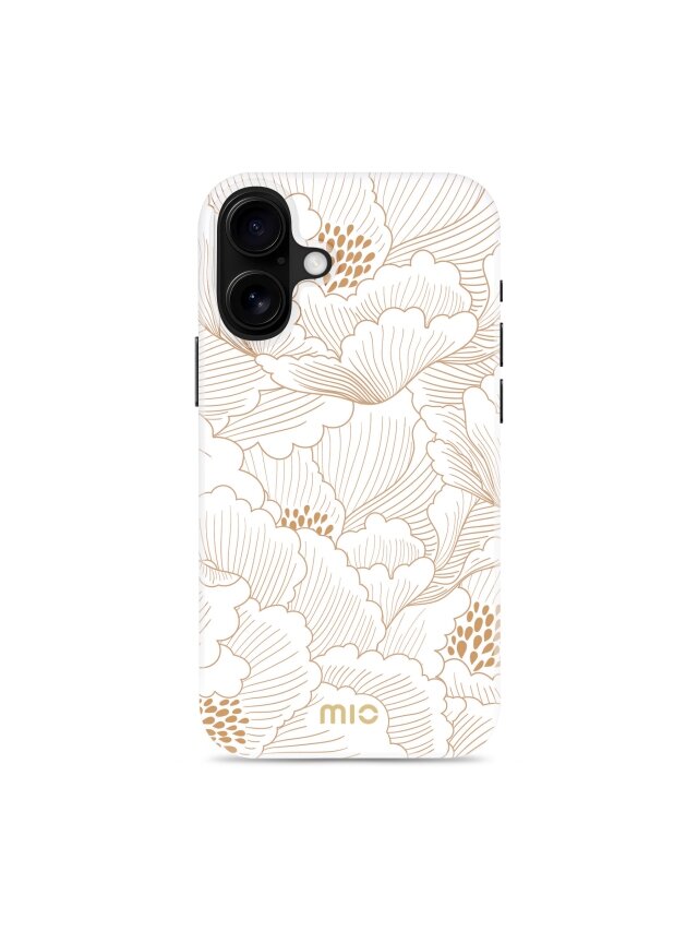 MIO White Roses Magsafe Compatible for iPhone 16 Plus 5 MIO White Roses Magsafe Compatible for iPhone 16 Plus 5