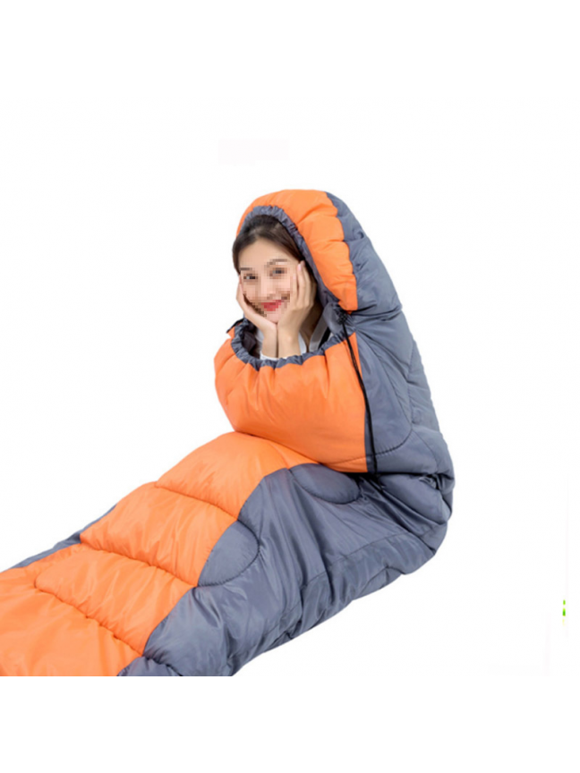 Miegmaišis IMAISEN Oranžinis-pilkas Dvipusis 1300g. 5c -15c 2 Miegmaišis IMAISEN Oranžinis-pilkas Dvipusis 1300g. 5c -15c 2