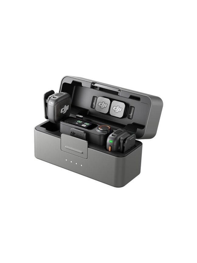 MIKROFONAS DJI MIC 3 (2TX+1RX+DĖKLAS)