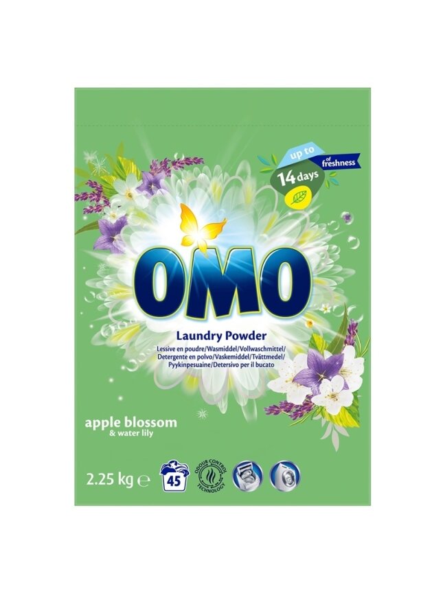 MILTELIAI SKALB OMO APPLE BLOSSOM 2.25KG MILTELIAI SKALB OMO APPLE BLOSSOM 2.25KG