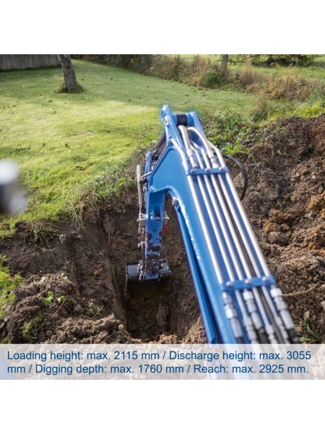 Mini-excavator EXC1400, Scheppach 6 Mini-excavator EXC1400, Scheppach 6