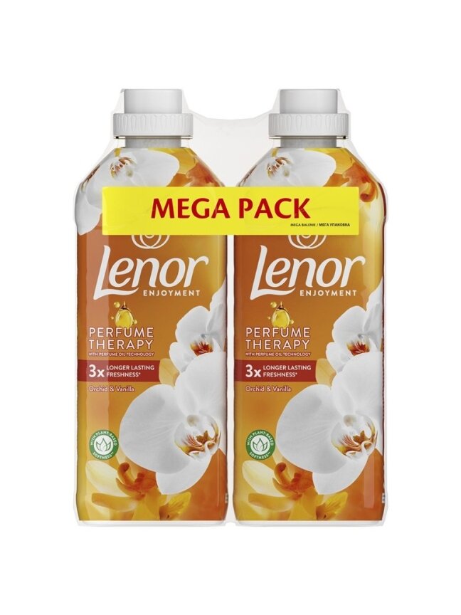 MINKŠTIKLIS LENOR VANILLA ORCH 2X925ML 1