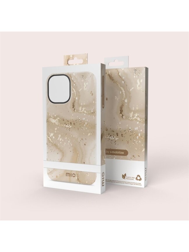 MIO Gold Marble Magsafe Compatible for iPhone 15 Pro 3