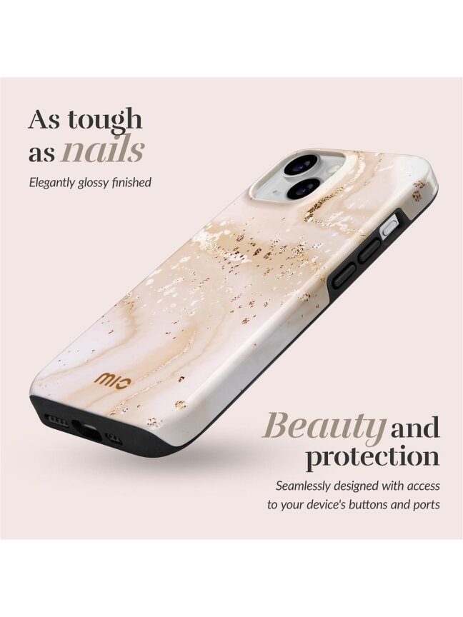 MIO Gold Marble Magsafe Compatible for iPhone 16 3 MIO Gold Marble Magsafe Compatible for iPhone 16 3