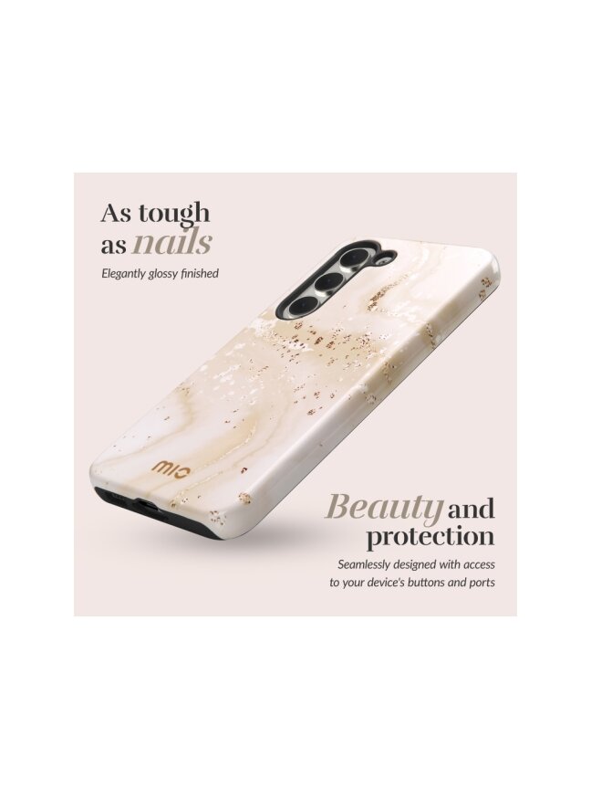 MIO Gold Marble Magsafe Compatible for Samsung S24 5G 2 MIO Gold Marble Magsafe Compatible for Samsung S24 5G 2