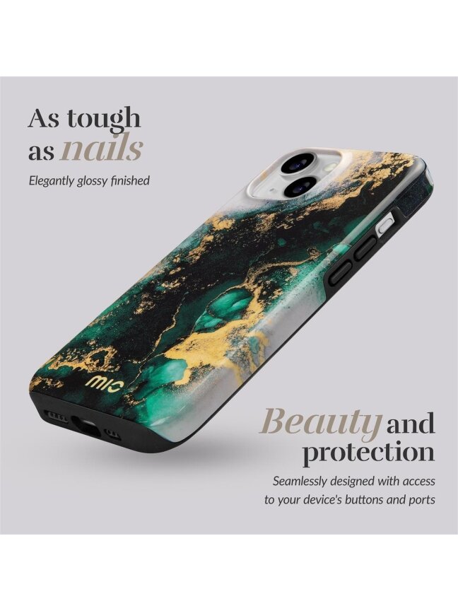 MIO Green Marble Magsafe Compatible for iPhone 16 Plus 5