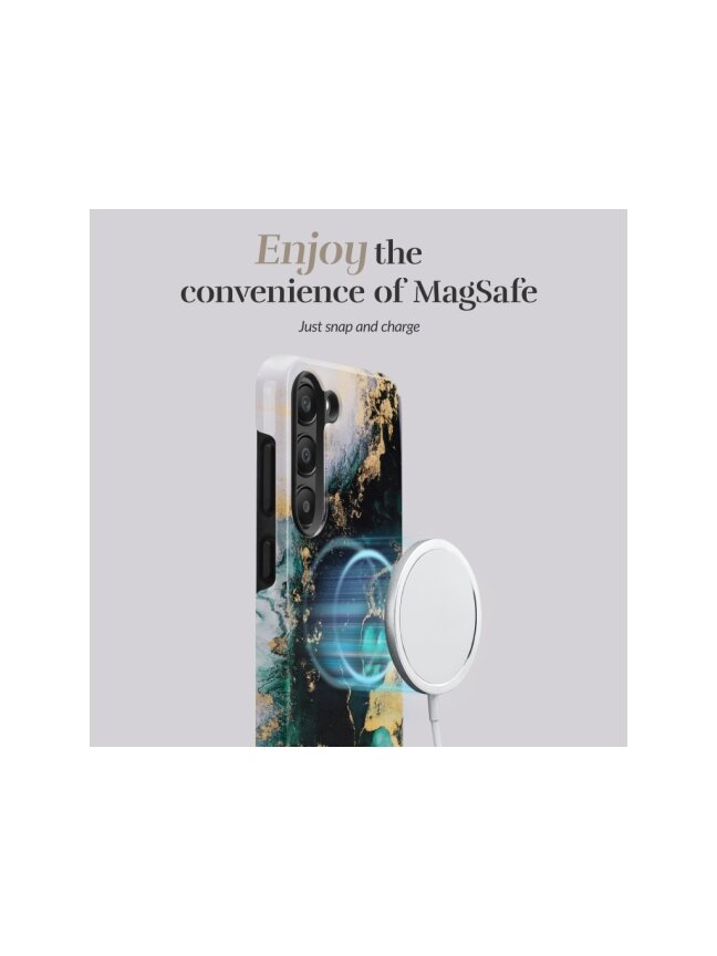 MIO Green Marble Magsafe Compatible for Samsung S25 Plus 5G 2 MIO Green Marble Magsafe Compatible for Samsung S25 Plus 5G 2