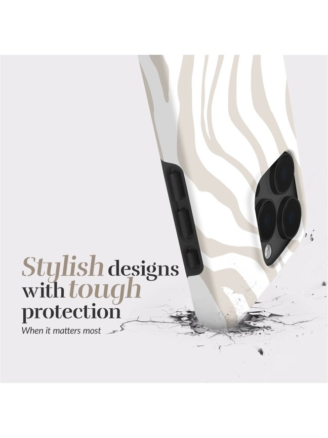 MIO Sandy Zebra Magsafe Case Compatible for iPhone 15 Pro 4