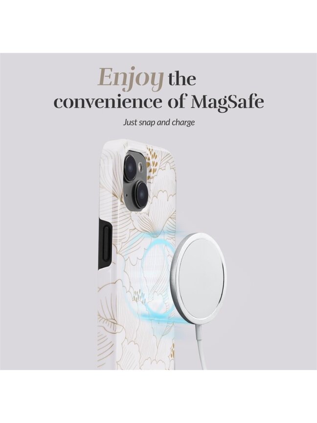 MIO White Roses Magsafe Compatible for iPhone 13/14/15 4 MIO White Roses Magsafe Compatible for iPhone 13/14/15 4